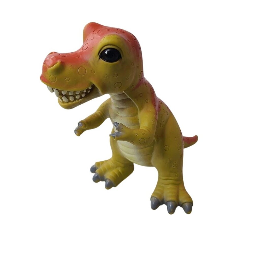 Toy Major 2007 Inflatable Tyrannosaurus Soft Vinyl Dinosaur Figure 16" T-Rex